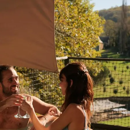 Campsite Cosy Pour 2 Avec Jacuzzi - Api-1-52-2485 *